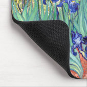 フィンセント・ファン・ゴッホ1889のアイリス マウスパッド (コーナー)