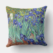 フィンセント・ファン・ゴッホ1898のアイリス クッション (裏面)