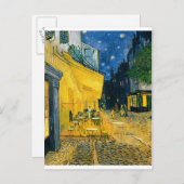 フィンセント・ファン・ゴッホ|のカフェ台地、Place du Forum ポストカード (正面/裏面)