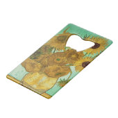 フィンセント・ファン・ゴッホ|のヒマワリ1888年 クレジットカード栓抜き (裏面アングル)