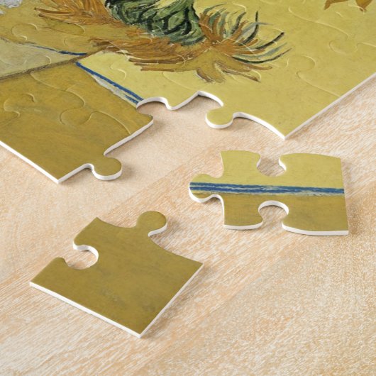 フィンセント・ファン・ゴッホ|のヒマワリ1888年 ジグソーパズル (側面)