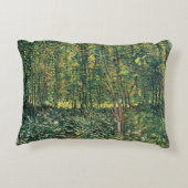 フィンセント・ファン・ゴッホ|の木および下草1887年 アクセントクッション (裏面)