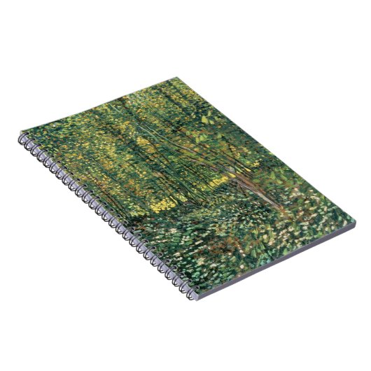 フィンセント・ファン・ゴッホ|の木および下草1887年 ノートブック (右側)