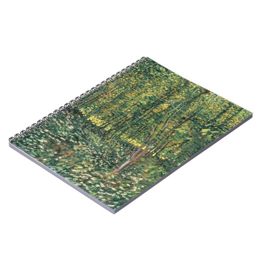 フィンセント・ファン・ゴッホ|の木および下草1887年 ノートブック (左側)