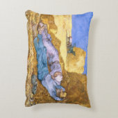 フィンセント・ファン・ゴッホ|の正午、キビの後の昼寝、 アクセントクッション (裏面(縦))