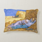 フィンセント・ファン・ゴッホ|の正午、キビの後の昼寝、 アクセントクッション (裏面)