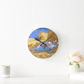 フィンセント・ファン・ゴッホ|の正午、キビの後の昼寝、 ラウンド壁時計 (ホーム)
