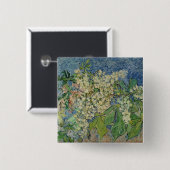 フィンセント・ファン・ゴッホ|の活気付くクリの枝 缶バッジ (正面&裏面)