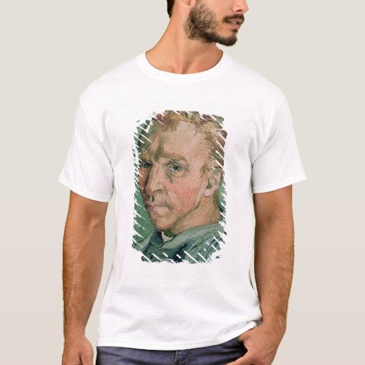 フィンセント・ファン・ゴッホ|の自画像1889年 Tシャツ (正面)