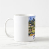 フィンセント・ファン・ゴッホ-わらぶき屋根が付いているコテージ コーヒーマグカップ (左)