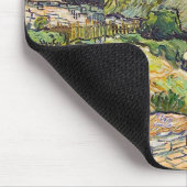 フィンセント・ファン・ゴッホ-わらぶき屋根が付いているコテージ マウスパッド (コーナー)