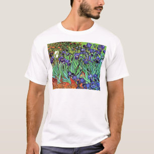 フィンセント・ファン・ゴッホ - アイリス - 花好きのための美術 Tシャツ