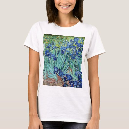 フィンセント・ファン・ゴッホ アイリス Tシャツ (正面)