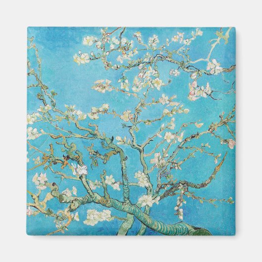 フィンセント・ファン・ゴッホ - アーモンドの花 マグネット (正面)