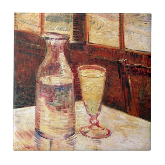 フィンセント・ファン・ゴッホ - エブセントの静物画 タイル (正面)