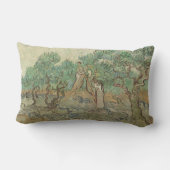 フィンセント・ファン・ゴッホ|オリーブ色果樹園 ランバークッション (裏面)