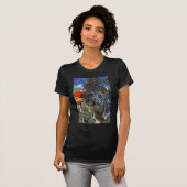 フィンセント・ファン・ゴッホ - オーヴェルのガシェ博士の庭 Tシャツ (正面フル)