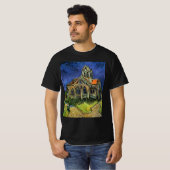 フィンセント・ファン・ゴッホ - オーヴェルの教会 Tシャツ (正面フル)