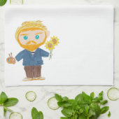 フィンセント・ファン・ゴッホ キッチンタオル (折り畳み)