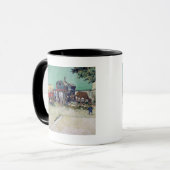 フィンセント・ファン・ゴッホ|キャラバン、ジプシーの野営 マグカップ (正面左)