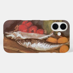 フィンセント・ファン・ゴッホ - サバ、レモン、トマト iPhone 16ケース