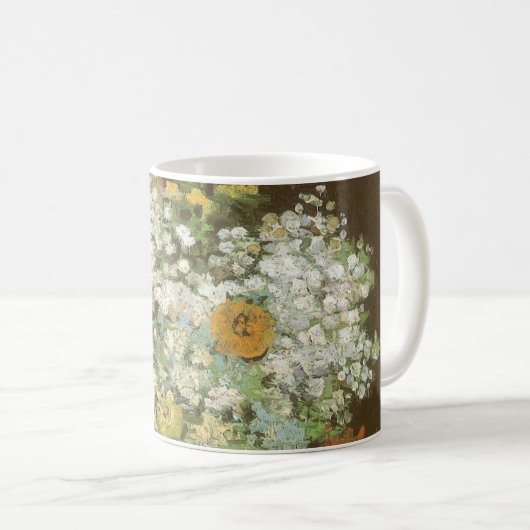 フィンセント・ファン・ゴッホ - ジニアと花の花瓶 コーヒーマグカップ (正面右)