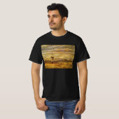 フィンセント・ファン・ゴッホ - スヘフェニンゲンの海 Tシャツ (正面フル)