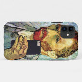 フィンセント・ファン・ゴッホ セルフィー自画像 携帯電話 Case-Mate iPhoneケース (裏面(横))