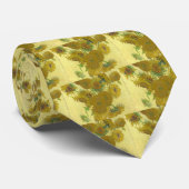 フィンセント・ファン・ゴッホ-ヒマワリ-クラシックな絵画 ネクタイ (ロール)