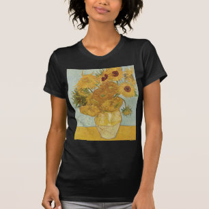 フィンセント・ファン・ゴッホ-ヒマワリ-美しい花の芸術 Tシャツ