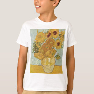 フィンセント・ファン・ゴッホ-ヒマワリ-美しい花の芸術 Tシャツ