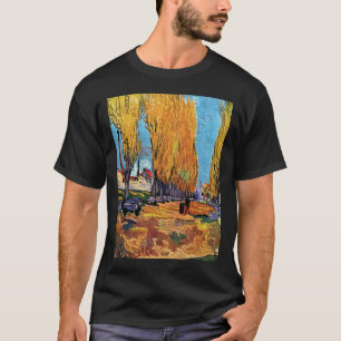 フィンセント・ファン・ゴッホ - レ・アリスコン 秋の風景 Tシャツ