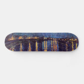 フィンセント・ファン・ゴッホ-ローヌの星明かりの夜 スケートボード (横)