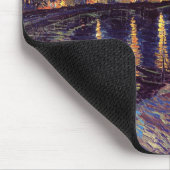 フィンセント・ファン・ゴッホ-ローヌの星明かりの夜 マウスパッド (コーナー)