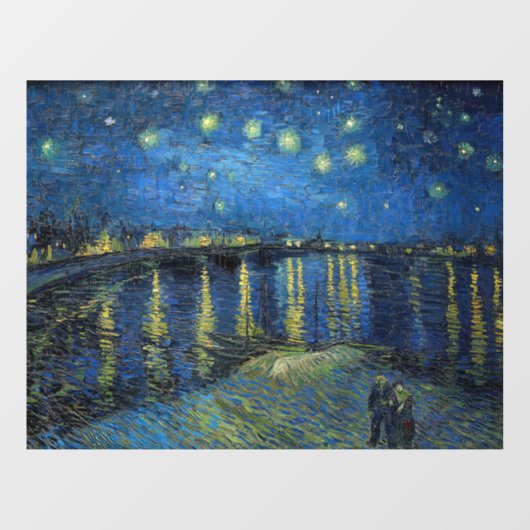 フィンセント・ファン・ゴッホ - ローヌ川の星月夜 ウィンドウサイン (シート)