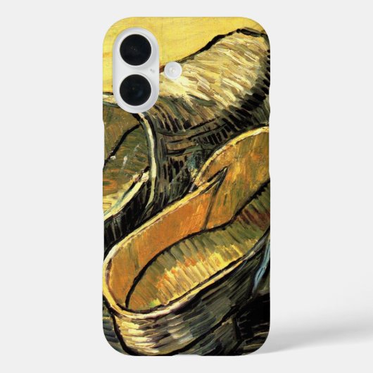 フィンセント・ファン・ゴッホ - 一組の革製クロッグサンダル Case-Mate iPhoneケース (裏面)