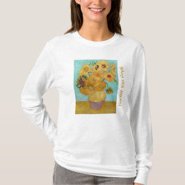 フィンセント・ファン・ゴッホ - 十二のひまわりを持つ花瓶 Tシャツ