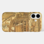 フィンセント・ファン・ゴッホ - 大工の庭と洗濯 Case-Mate iPhoneケース (裏面 (横))