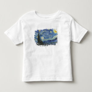 フィンセント・ファン・ゴッホ 星明かりの夜、1889年6月 トドラーTシャツ