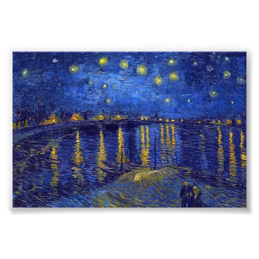 フィンセント・ファン・ゴッホ「星月夜」 フォトプリント (正面)