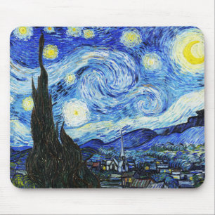 フィンセント・ファン・ゴッホ「星月夜」 マウスパッド