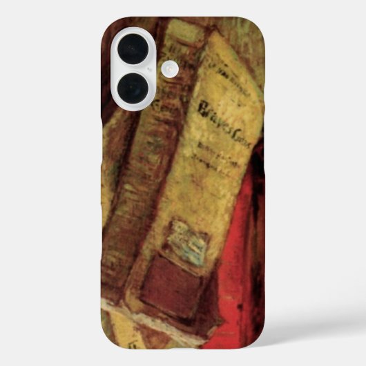 フィンセント・ファン・ゴッホ - 本3冊の静物画 Case-Mate iPhoneケース (裏面)