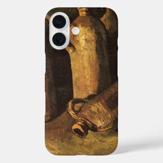 フィンセント・ファン・ゴッホ - 石の瓶4本のある静物画 Case-Mate iPhoneケース (裏面)