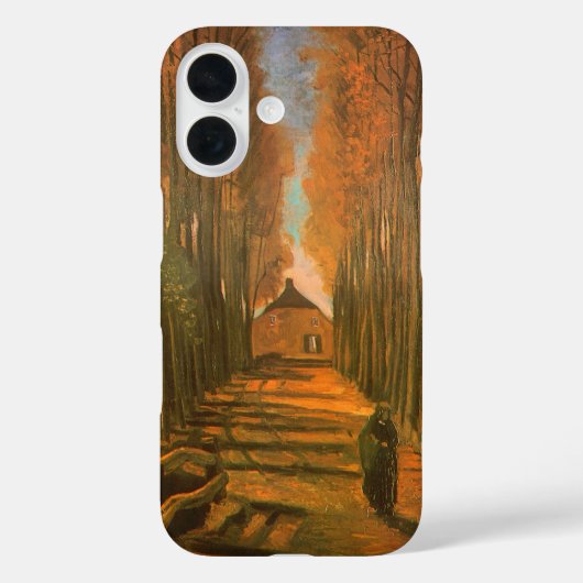フィンセント・ファン・ゴッホ - 秋のポプラ並木 Case-Mate iPhoneケース (裏面)