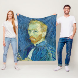 フィンセント・ファン・ゴッホ 自画像 1889 フリースブランケット