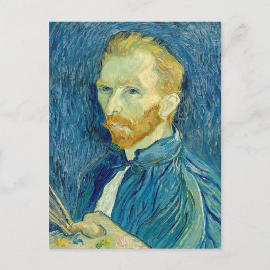 フィンセント・ファン・ゴッホ 自画像 1889 ポストカード (正面)