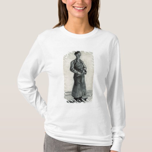 フィンセント・ファン・ゴッホ|若い鍛治屋1882年 Tシャツ (正面)