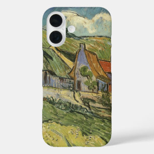 フィンセント・ファン・ゴッホ - 茅葺きの家々 iPhone 16ケース