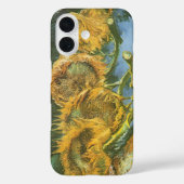 フィンセント・ファン・ゴッホ - 静物画:切り取られたひまわり4本 Case-Mate iPhoneケース (裏面)