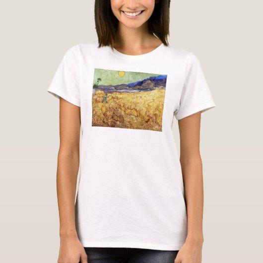 フィンセント・ファン・ゴッホ - 『麦刈り』 Tシャツ (正面)